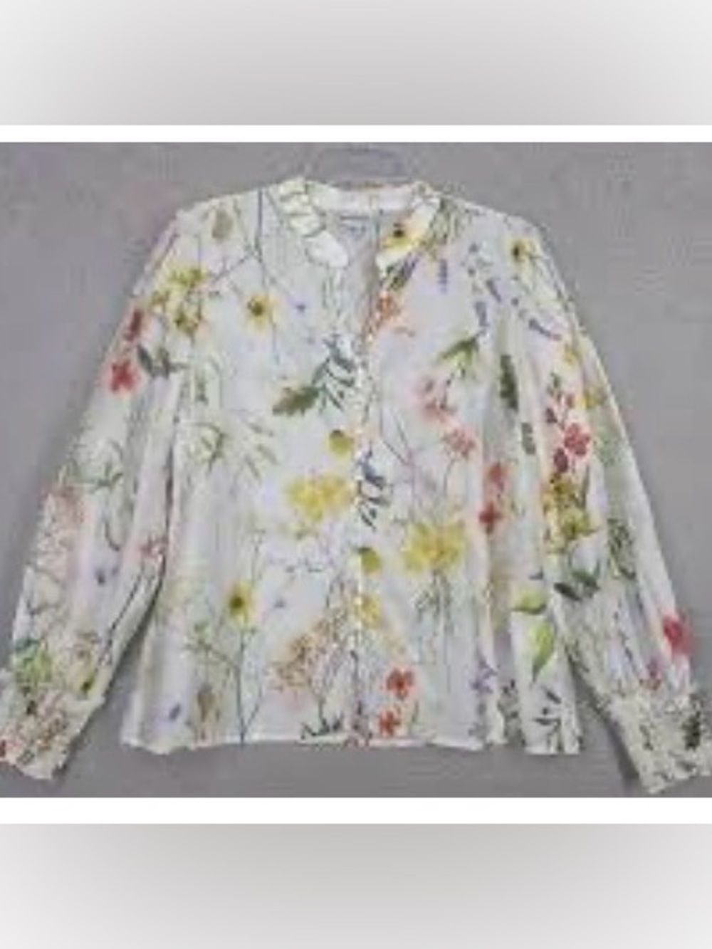 Bailey 44 Wild Heart Sheer Floral Blouse